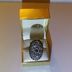 Vintage Marqusite look cocktail ring